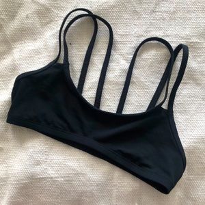 Jolyn Banshee bikini swim top Black Small